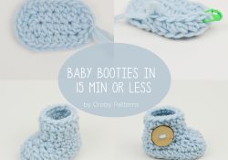 Baby Booties Crochet Pattern Crochet Ba Booties In 15 Minutes Or Less Cro Patterns