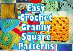 Crochet Granny Square Patterns 46 Easy Crochet Granny Square Patterns Crochet Blocks Pinterest