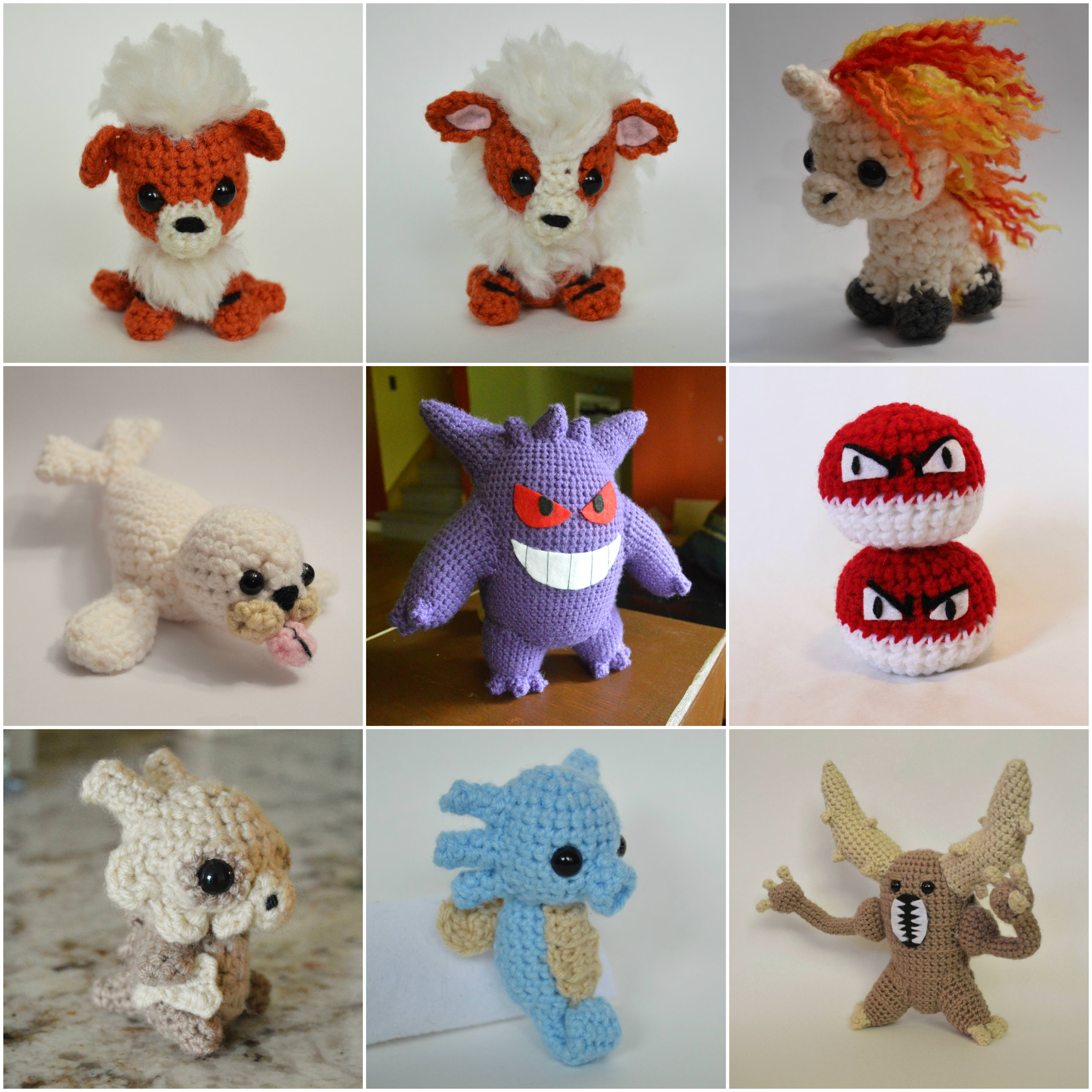 Crochet Pokemon Patterns Free Im Trying To Crochet All 151 Original 