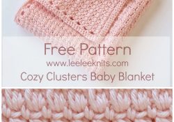 Free Crochet Patterns For Baby Blankets Cozy Clusters Free Crochet Ba Blanket Pattern Sewing Crocheting