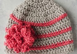 Toddler Crochet Hat Pattern With Flower Quick Crochet Flower Hat Tutorial Youtube